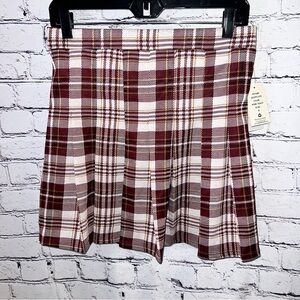 Hippie Rose NWT‎ Varsity Plaid Mini Skirt Size Medium